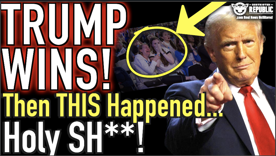 Trump Wins!!! Then “THIS” Happened…. Holy Sh**!